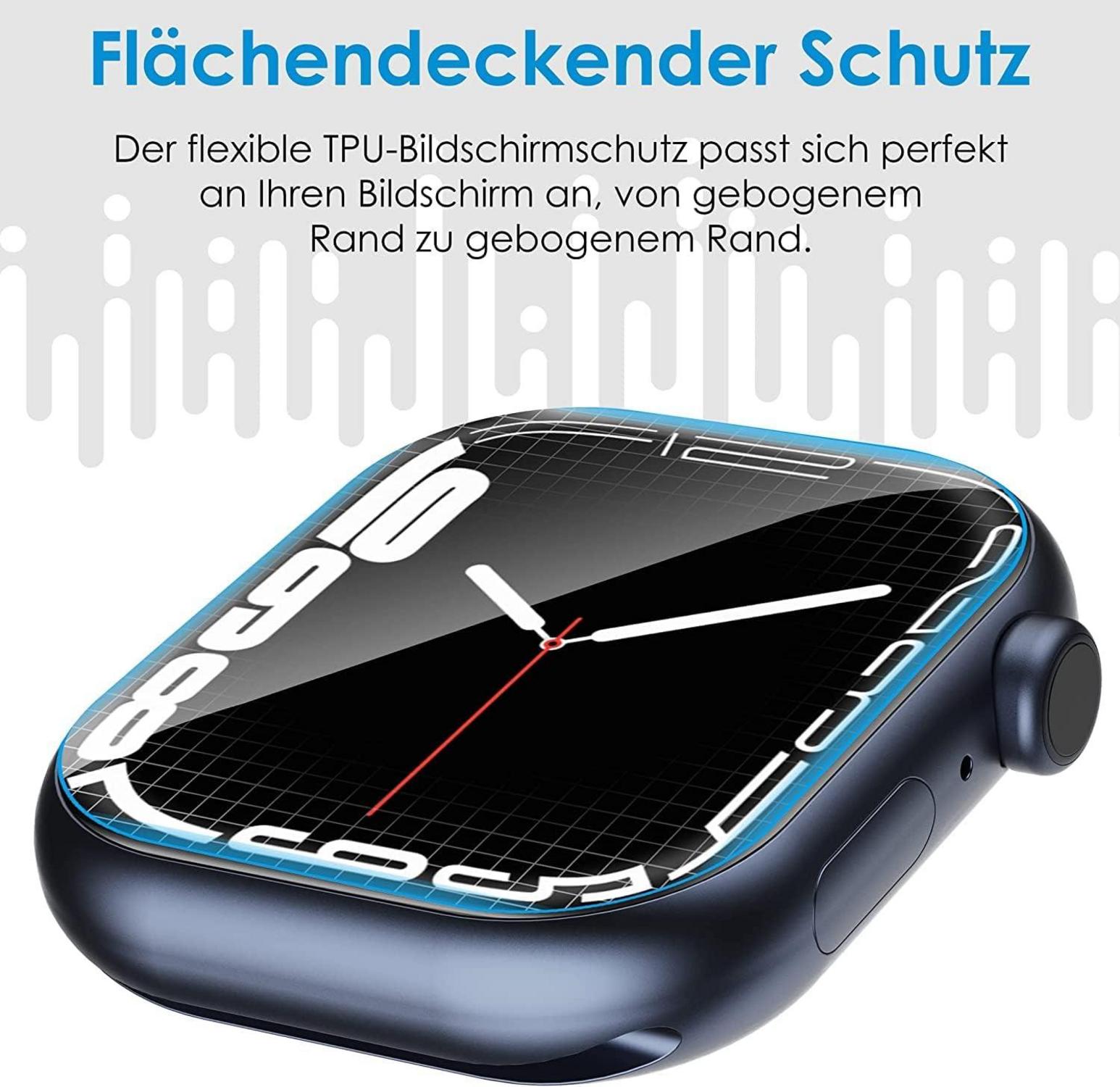 Schutzfolie für Apple Watch Series SE/6/5/4 40 mm - 8er Pack