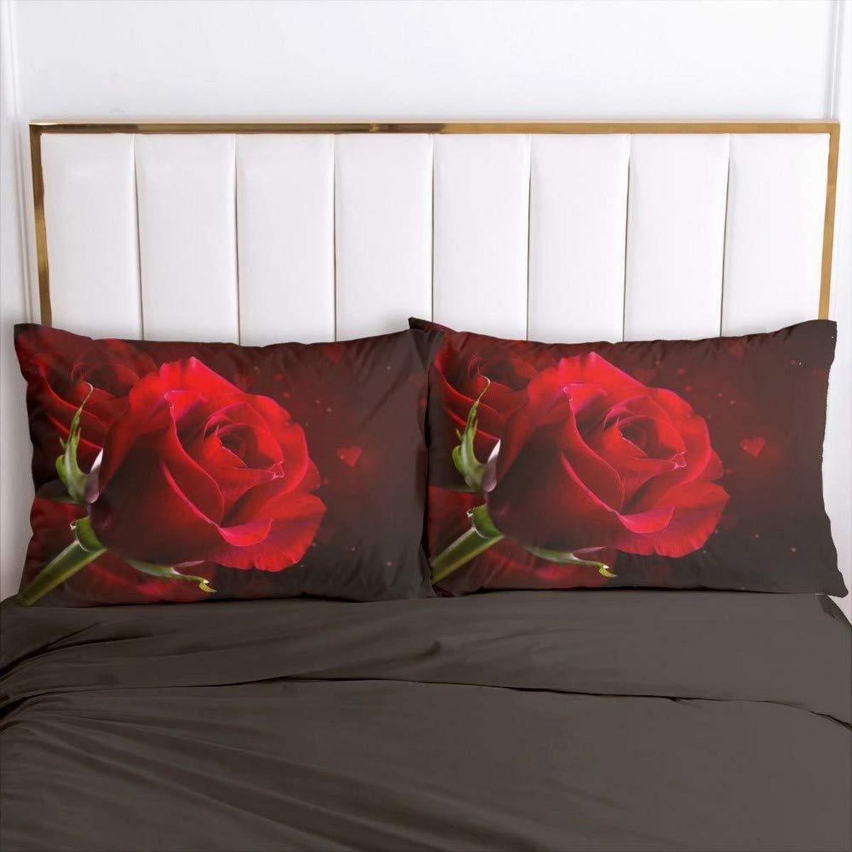 Romantisches Rosenbettwäsche-Set 135x200cm, 4-teilig