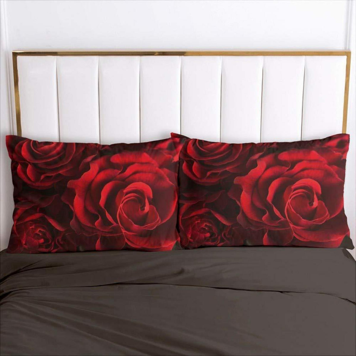 Romantisches Rosen Bettwäsche-Set 135x200 cm, 4-teilig