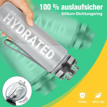 Sahara Sailor Sport Trinkflasche BPA-frei Tritan 1L Grau