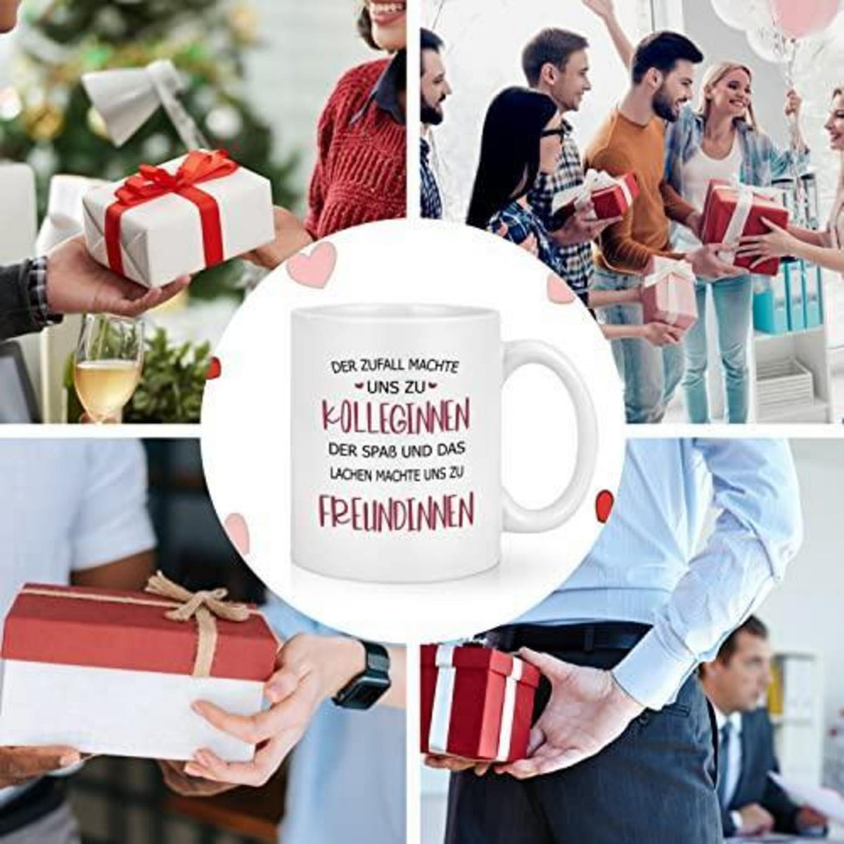 Abschiedsgeschenk Kollegin – Tasse mit Spruch – 320ml Keramik