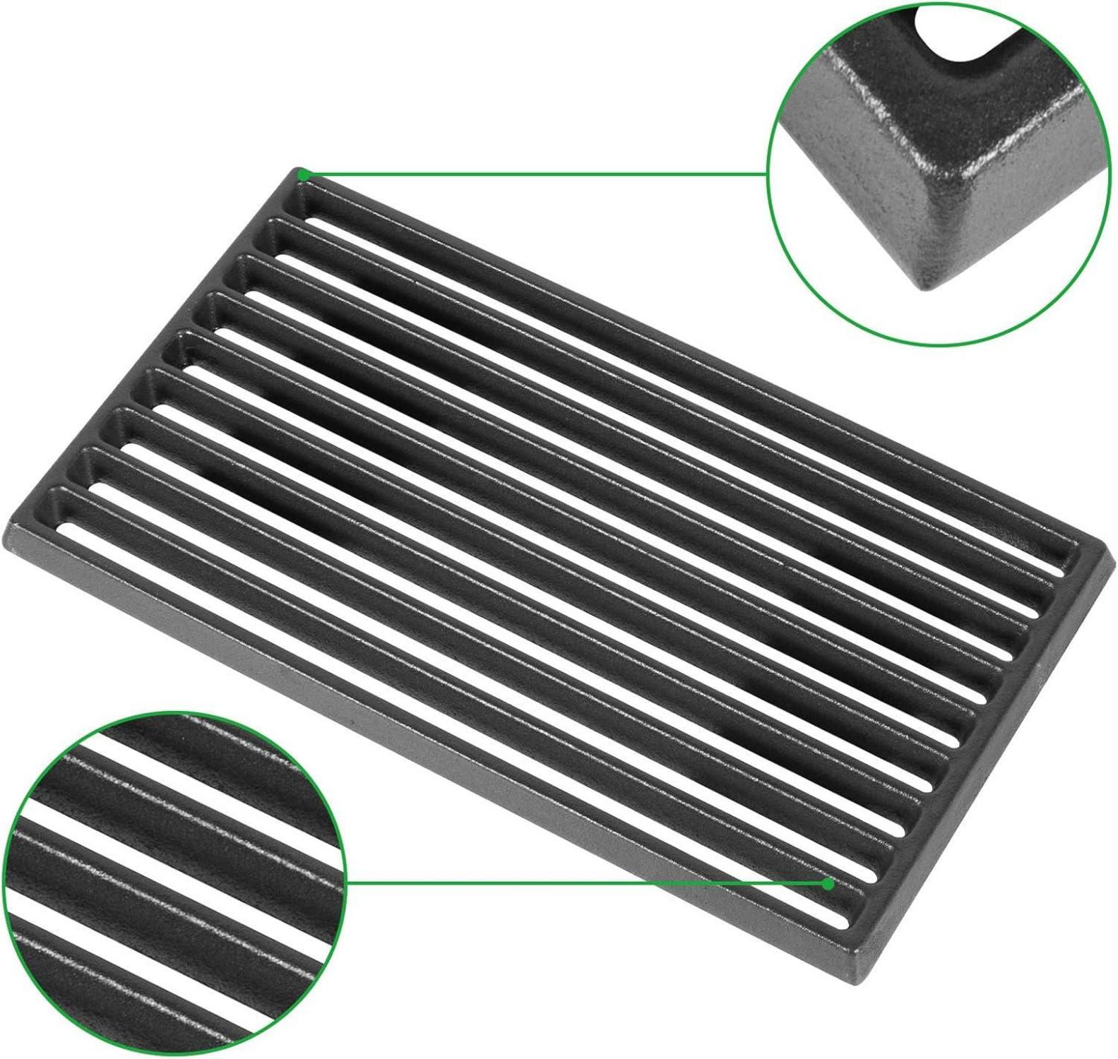Feuerrost Gusseisen 16x28 cm für Ofen & Kamin, Gussrost robust & hitzebeständig