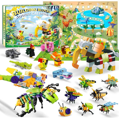 2024 Adventskalender Weihnachtskalender Puzzle-Spielzeug