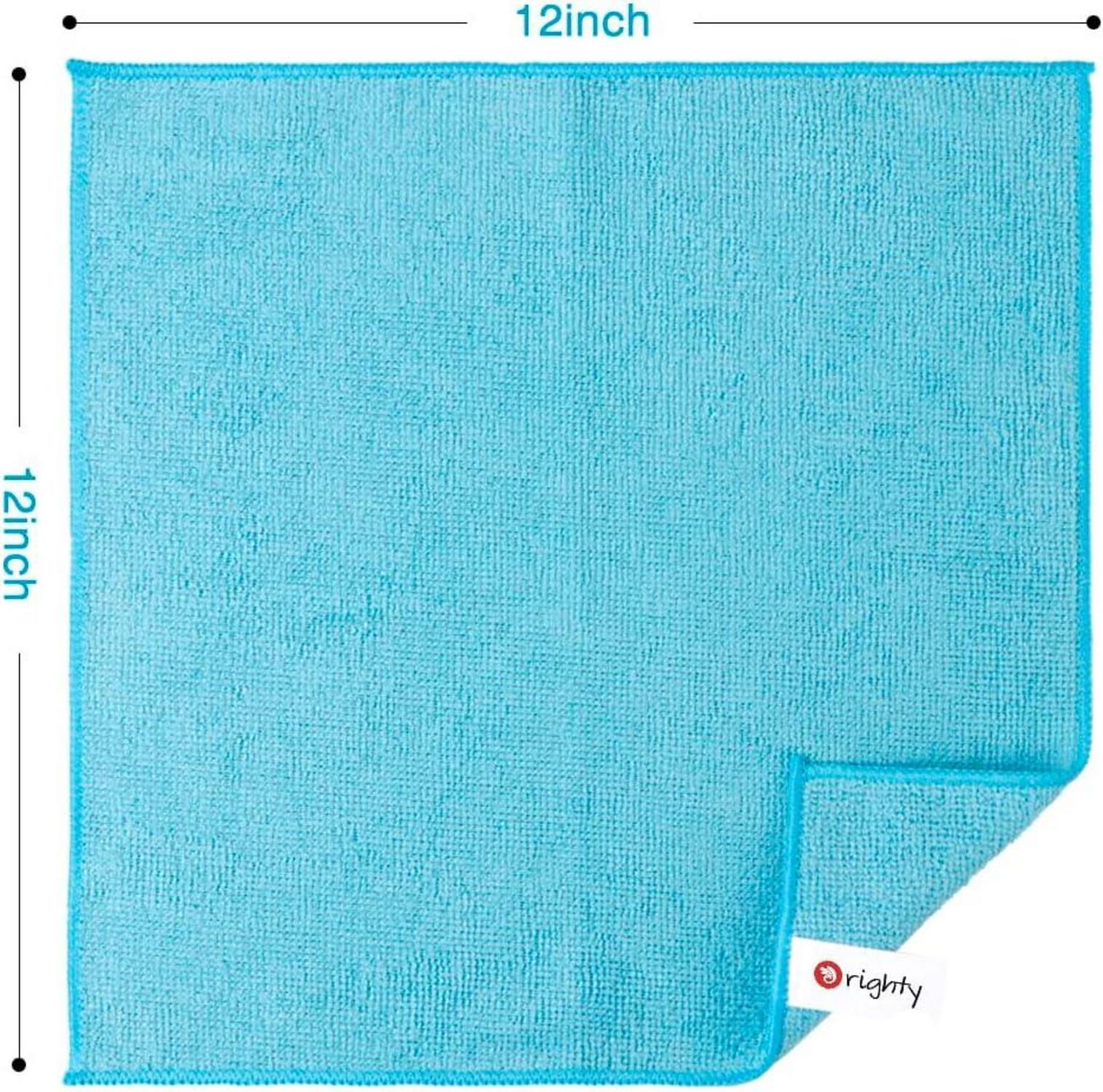 12er-Pack Mikrofaser-Reinigungstücher 30x30cm fusselfrei saugfähig
