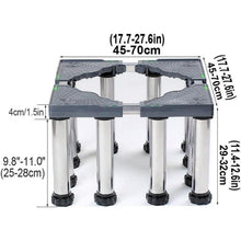 Verstellbares Untergestell für Kühlschrank & Waschmaschine (45-70cm)