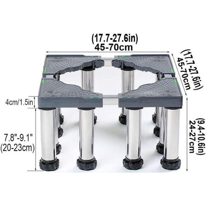 Waschmaschinen-Sockel Anti-Vibration verstellbar 45-70cm