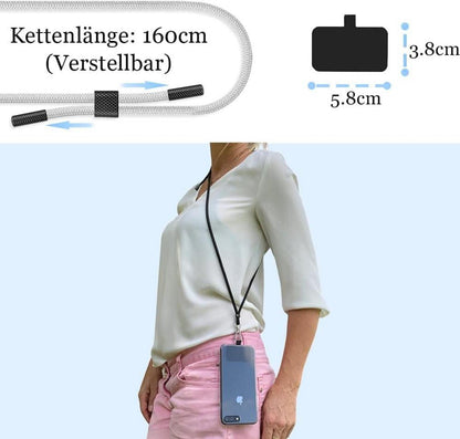 Handykette Umhängen Schlüsselband Handyband Hülle Kombinierbar