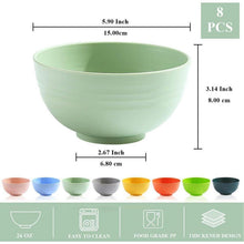 8er Set Berglander Plastik Schüsseln 760 ml