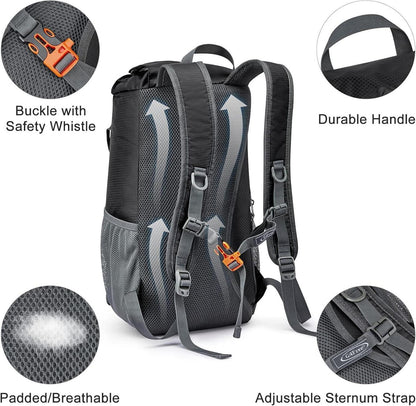 Ultraleichter Faltbarer Trekkingrucksack 15L für Outdoor-Camping