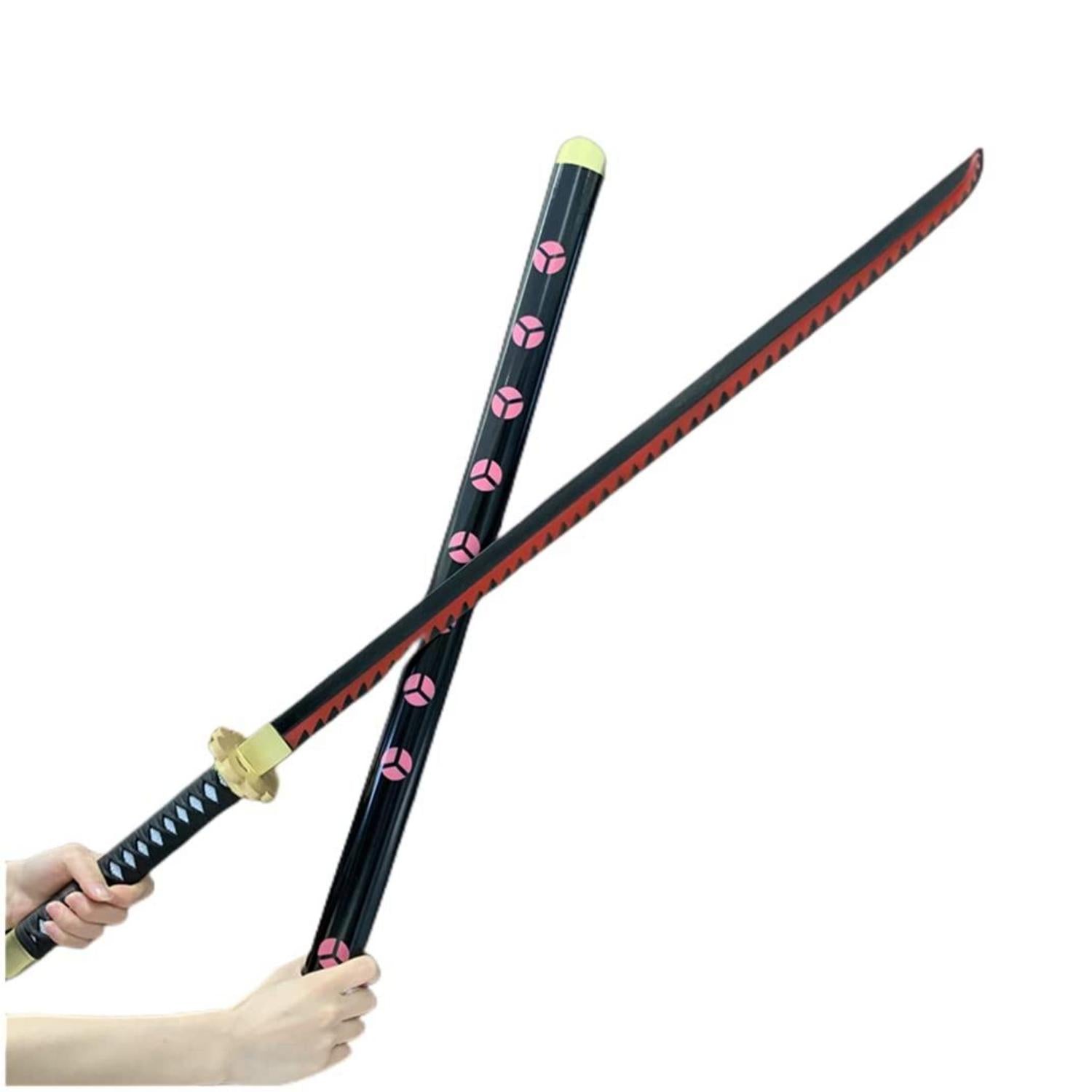 One Piece Roronoa Zoro Schwert Cosplay-Waffe Katana Ninja Samurai Rot