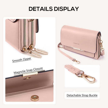 Kleine Damen Umhängetasche PU Leder Crossbody Handy