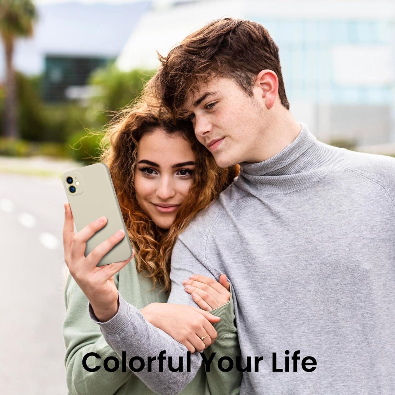 iPhone 11 Hülle mit 2 x Schutzfolie Silikon Gel Rubber Case Stoßfest