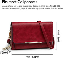 Kleine Damen Handy Umhängetasche PU Leder Crossbody Ölwachs