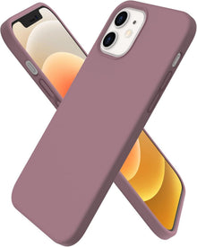 Flüssig Silikon Hülle für iPhone 12 Pro 6,1 Zoll - Lila