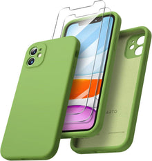 iPhone 11 Hülle mit Schutzfolie Silikon Gel Rubber Case stoßfeste