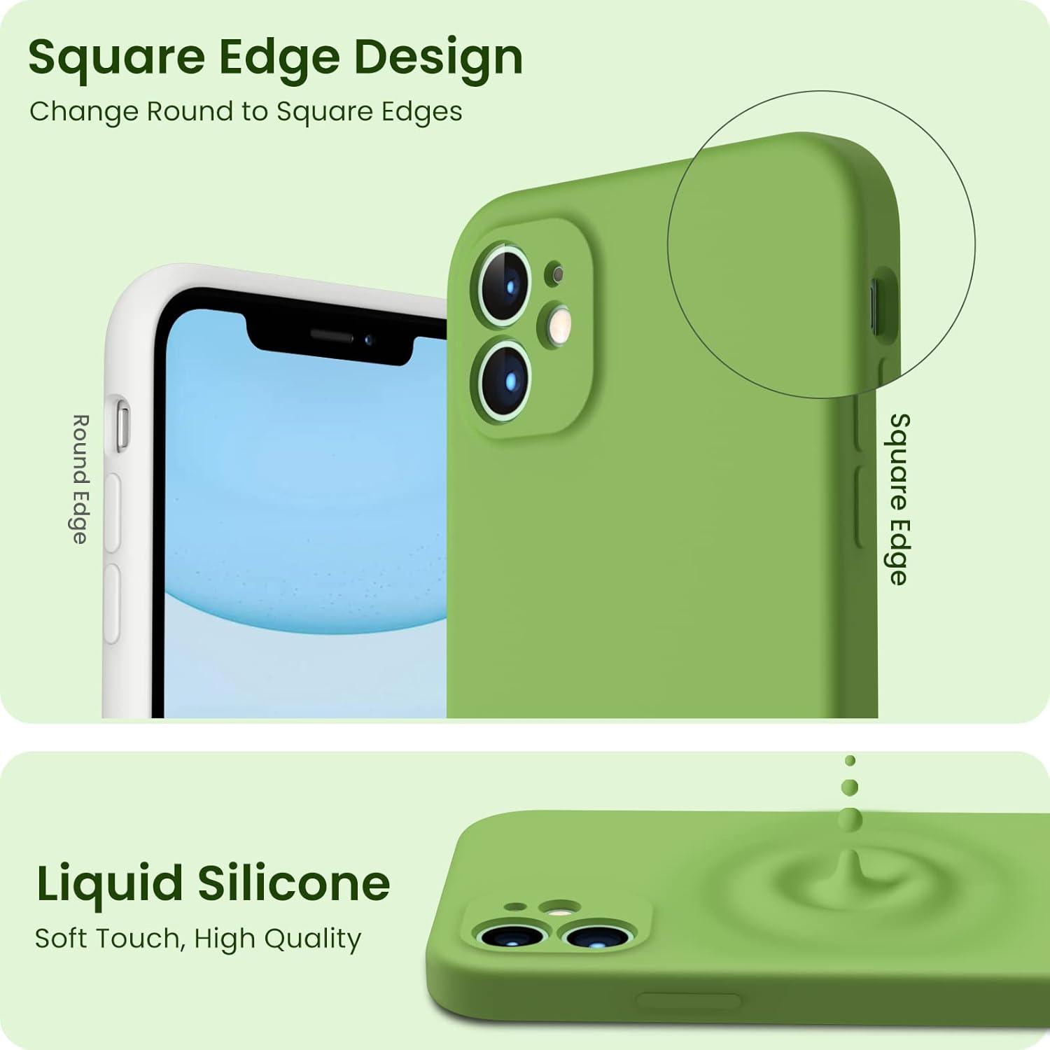 iPhone 11 Hülle mit Schutzfolie Silikon Gel Rubber Case stoßfeste