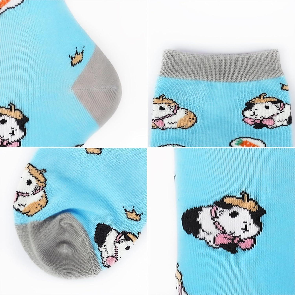 Damen Socken 5er Pack Meerschweinchen Baumwolle 35-38