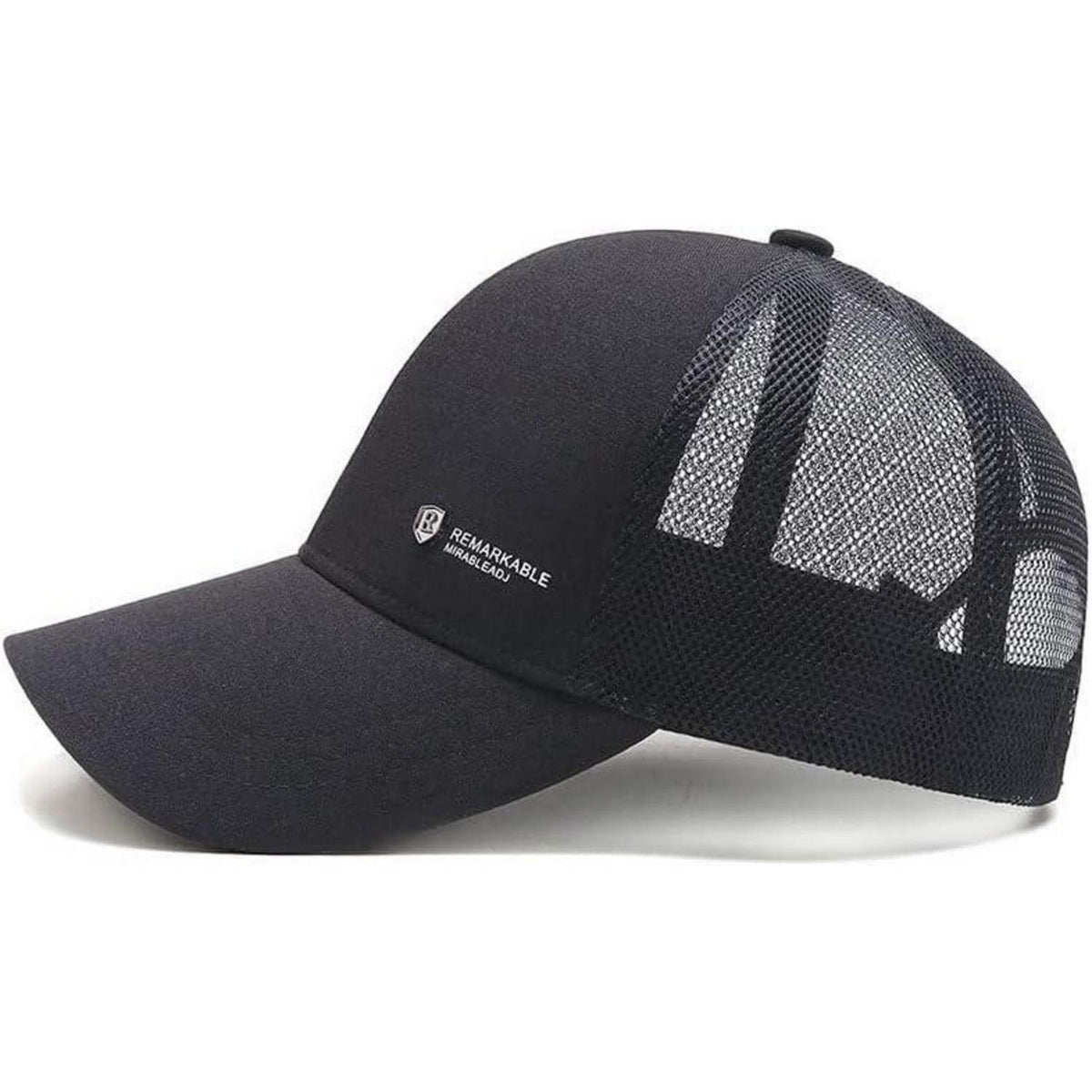 YAMEE Herren Baseball Cap Sommer Mesh, Grau | Sonnenschutz & Atmungsaktiv