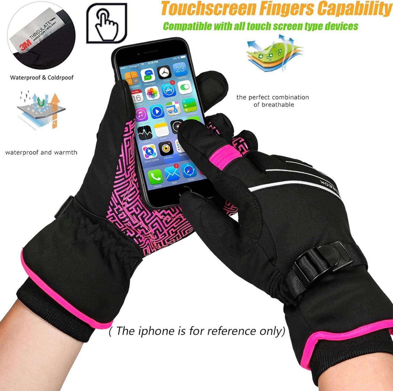 Winterhandschuhe -30°F Thinsulate Wasserdicht Touchscreen Herren Damen