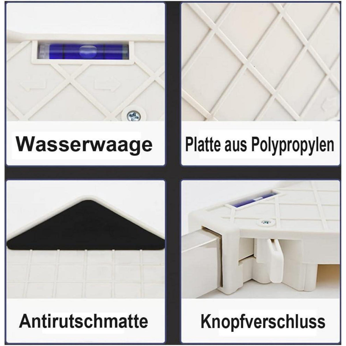 Verstellbarer Trockner-Sockel für Geräte 50-75cm