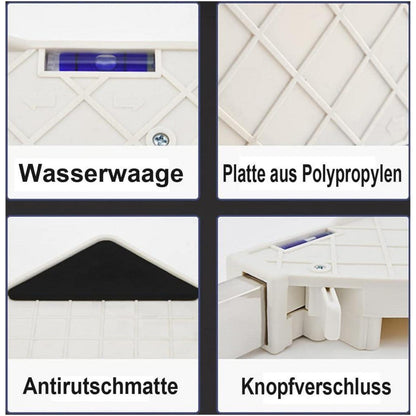 Verstellbarer Maschinenunterbau für Trockner, Waschmaschine uvm.