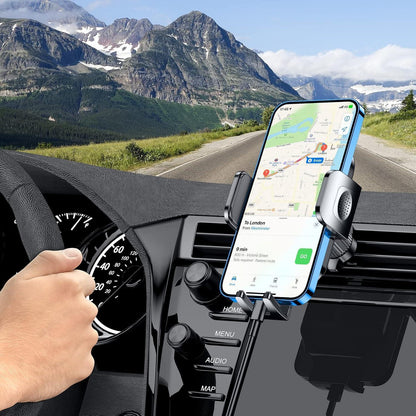 Auto Handyhalterung Lüftung 360° Drehbar mit Ein-Knopf-Release