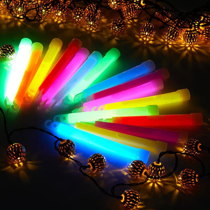 12 Power Knicklichter Glowstick Jumbo 150x15 mm Leuchtstäbe Party