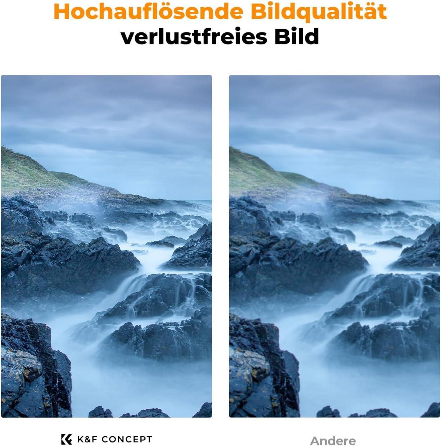 67mm Magnetischer ND Filter ND8-128 Variabler Graufilter Neutral Dichtefilter