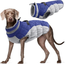 Wasserdichter Hundemantel Winter Warme Jacke Fleece Gefütterte