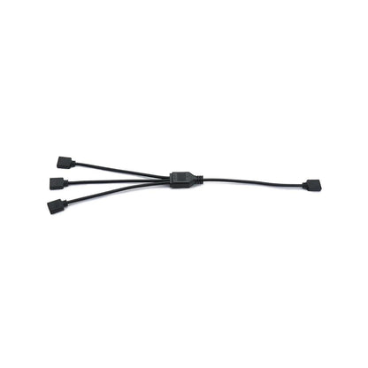 QWORK® 5V ARGB Splitterkabel 1 Buchse auf 3 Stecker