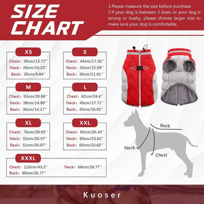 Wasserdichter Hundemantel Winterjacke für Kleine Mittlere