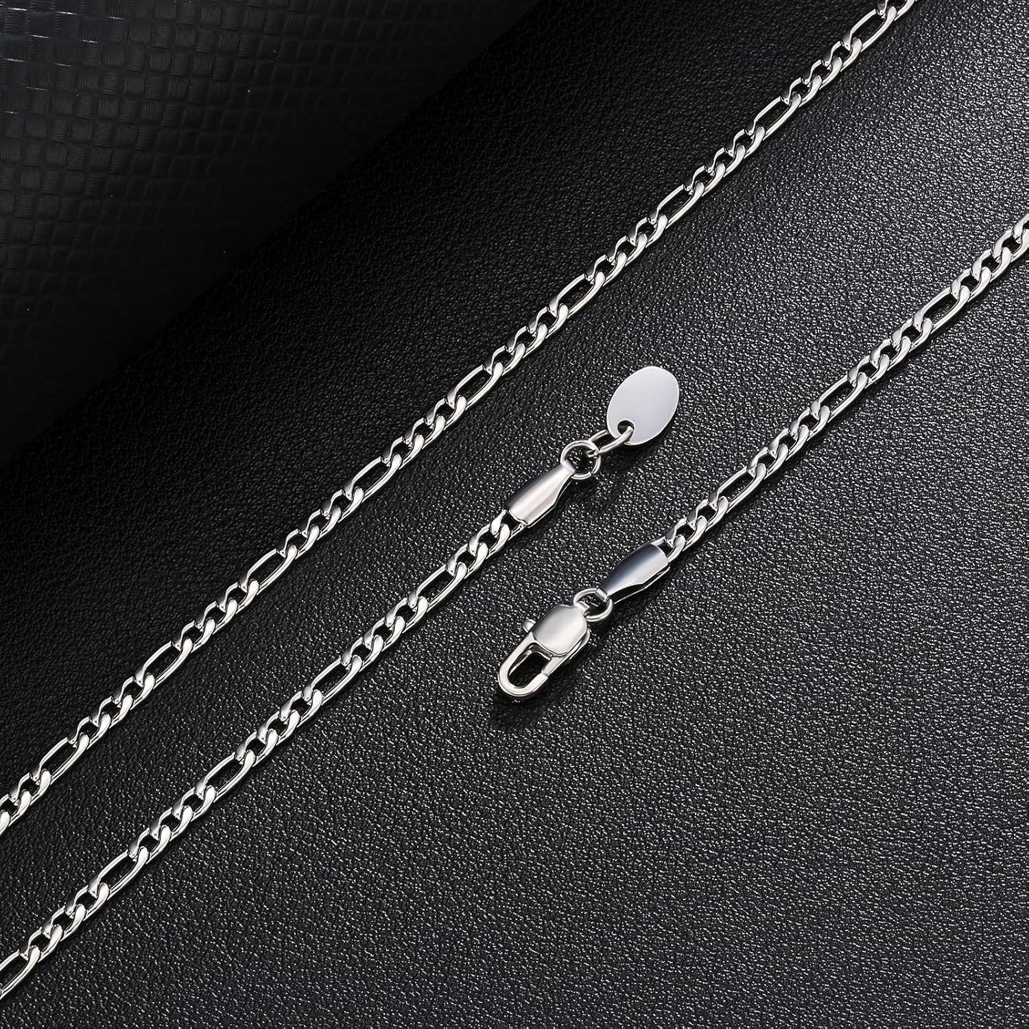 Kette Figaro SL 3 Zoll 22 Halskette Herrenmodeschmuck