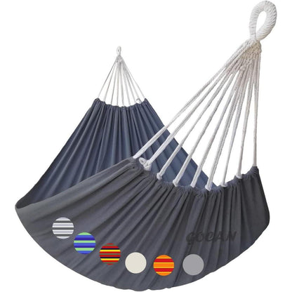 XXL 2-Personen Outdoor Hängematte 300kg Traglast Canvas