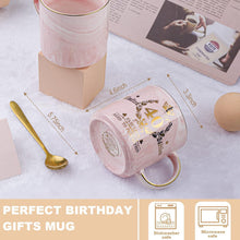 40. Geburtstag Tasse Marmor Keramik mit Golddruck & Geschenkbox