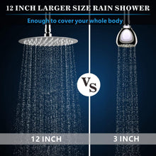 30cm Regenbrause Chrom Edelstahl Duschkopf Wand/Decke