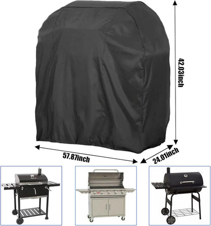 Grill Abdeckhaube 420D Oxford 147x61x122cm - Wasserdicht UV Schutz