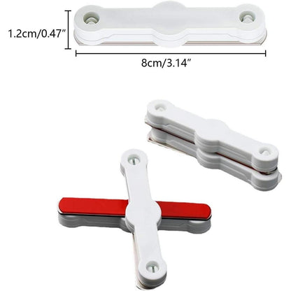12x Fenster Fliegengitter Clips Ohne Bohren, Selbstklebend