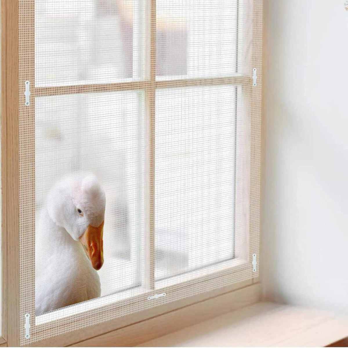 12x Fenster Fliegengitter Clips Ohne Bohren, Selbstklebend