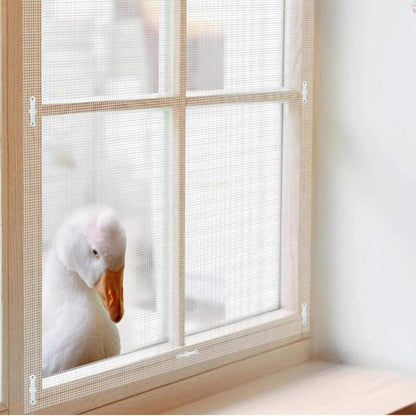12x Fenster Fliegengitter Clips Ohne Bohren, Selbstklebend