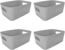 Aufbewahrungsboxen Set aus Kunststoff 25x17x10cm, multifunktionale