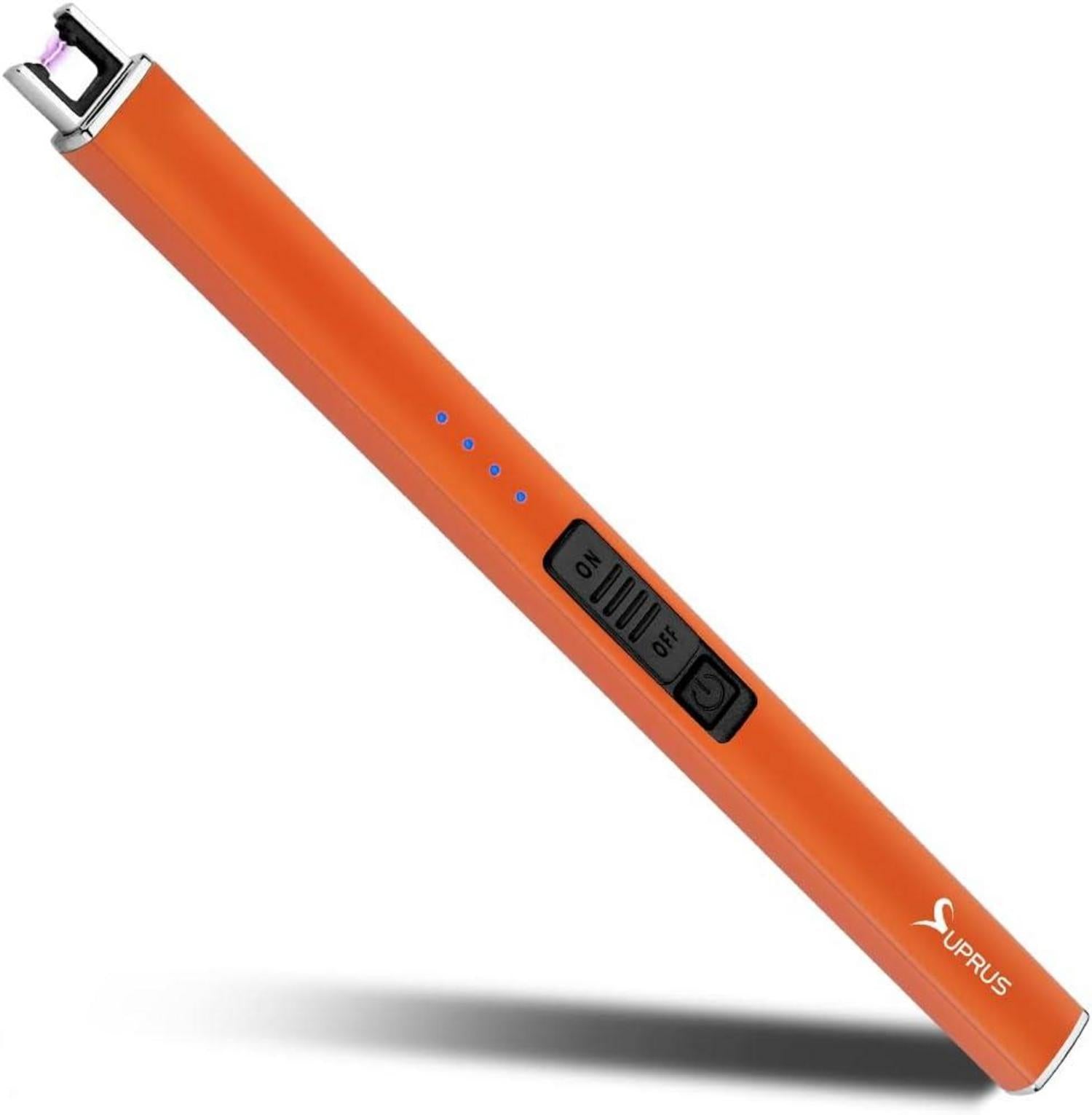 Elektrisches Feuerzeug USB-Lichtbogenanzünder orange
