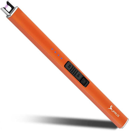 Elektrisches Feuerzeug USB-Lichtbogenanzünder orange