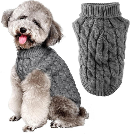 Hundepullover Winter Warmer Strickpullover Weich Hundekleidung X-Large