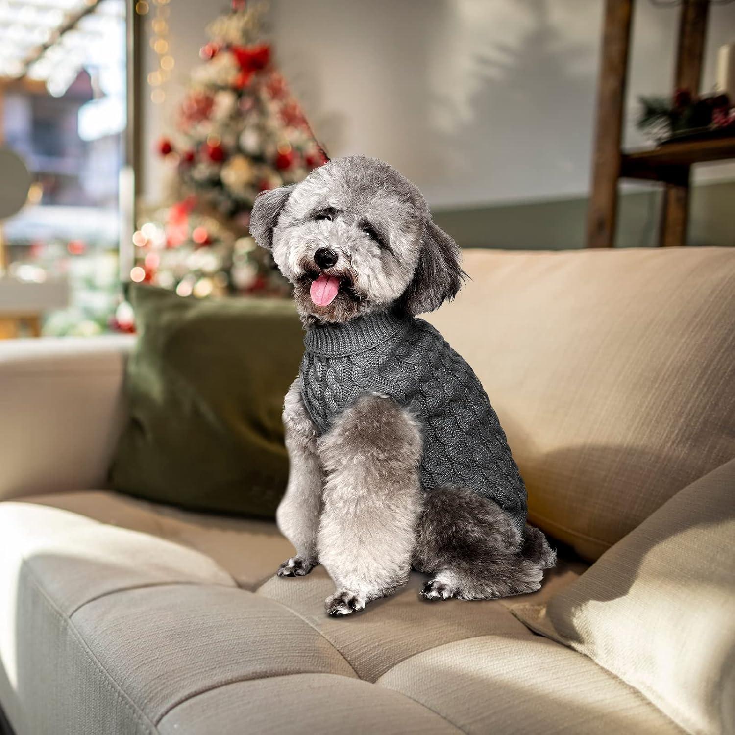 Hundepullover Winter Warmer Strickpullover Katzen Hunde Pullover