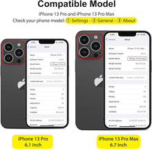 Kameraschutz 4 Stück iPhone 13 Pro Max 9H Glas HD-Klarheit