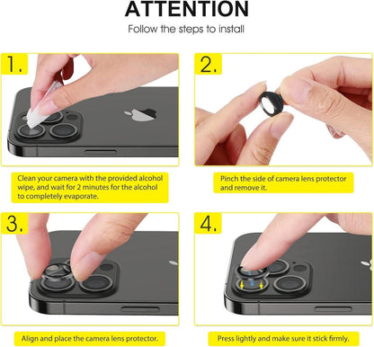 Kameraschutz gehärtetes Glas iPhone 13 Pro Max SPARIN 4er Set
