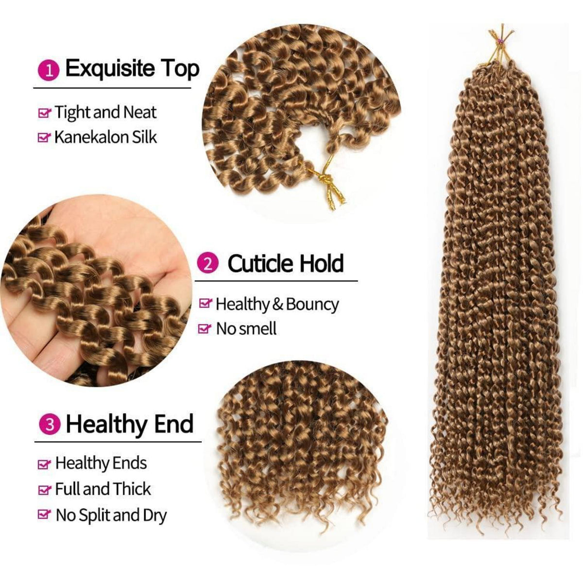 Passion Twist Häkelhaar 7er Pack 18 Zoll