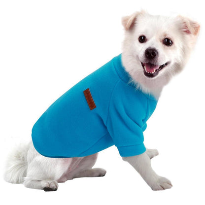 Hundepullover Fleece Blau XXL – Warm & Bequem für Kleine Hunde
