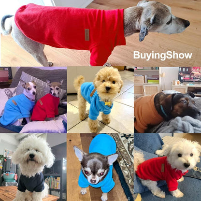 Hundepullover Fleece Blau XXL – Warm & Bequem für Kleine Hunde