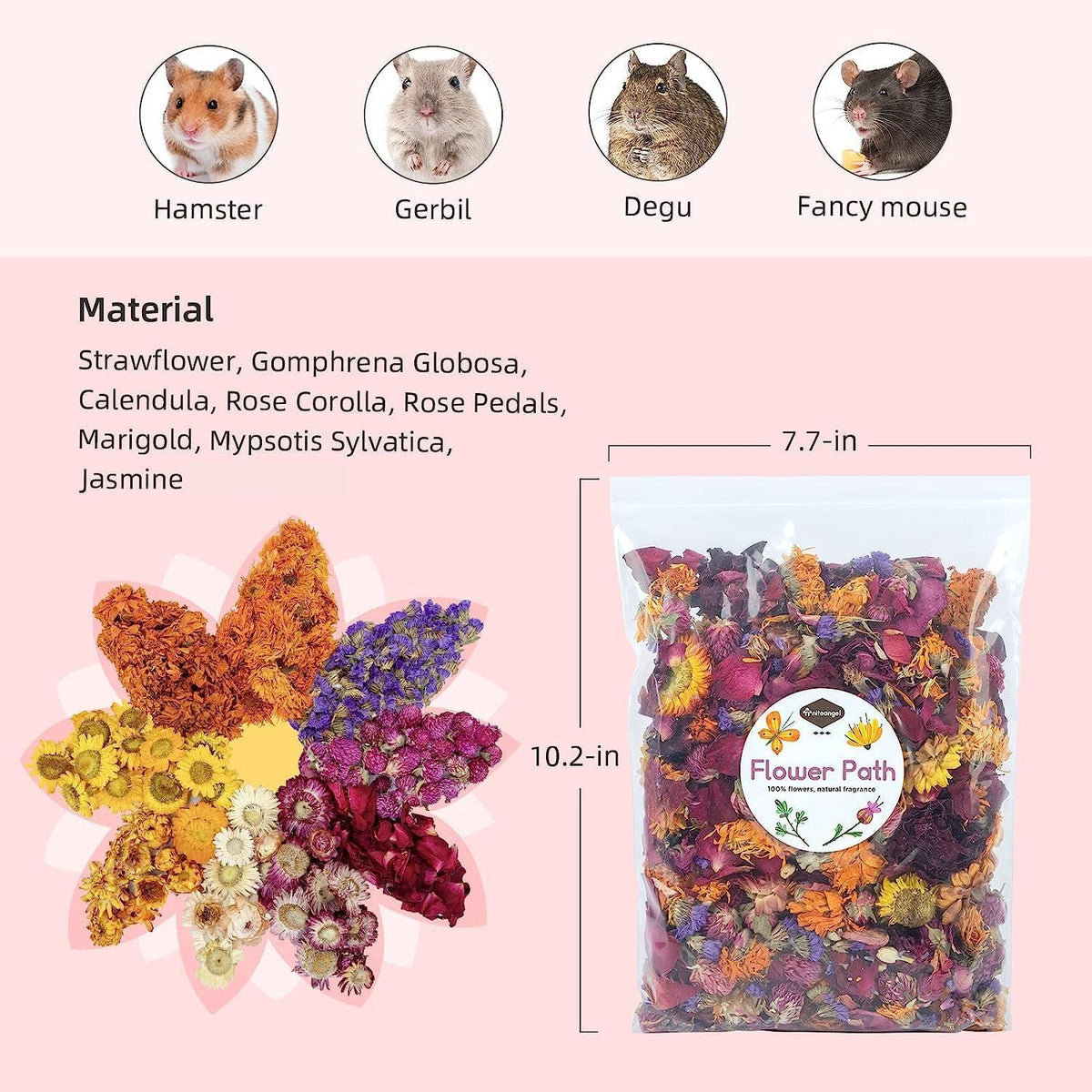 Natürliches Hamster-Einstreu für kleine Haustiere